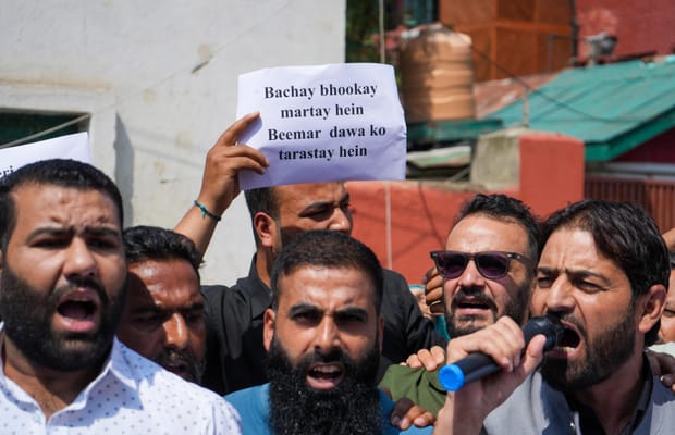 Srinagar: Apni Party Protest Against Power Tariff Hike