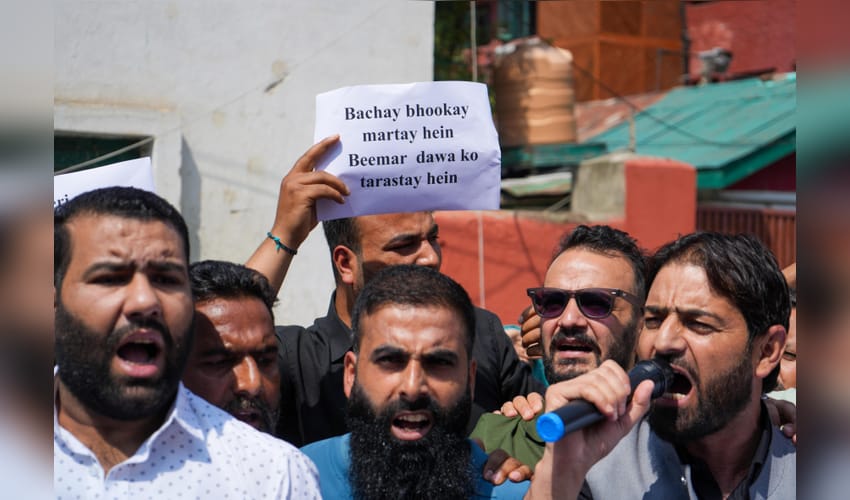 Srinagar: Apni Party Protest Against Power Tariff Hike