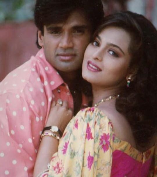 Suniel Shetty gets a special birthday wish from 'Gopi Kishan' co-star Shilpa Shirodkar