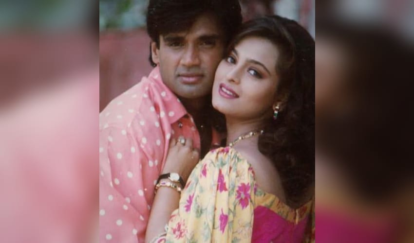Suniel Shetty gets a special birthday wish from 'Gopi Kishan' co-star Shilpa Shirodkar