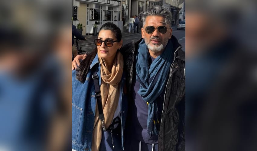 Suniel Shetty says 'Tough Keeping up with you' as he wishes wife Mana on her birthday