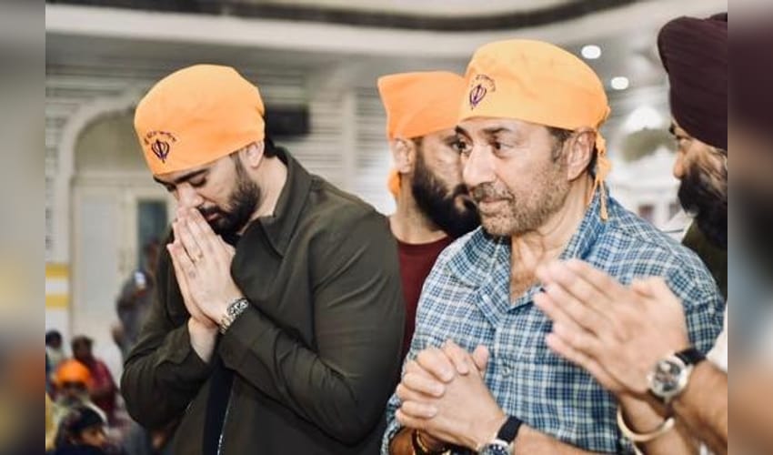 Sunny Deol 'truly blessed' after visiting Takhat Sri Harimandir Ji Patna Sahib with son Karan