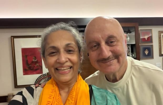 Swaroop Rawal receives Ayodhya Ram Mandir shawl as gift from Anupam Kher, says 'filled with gratitude'