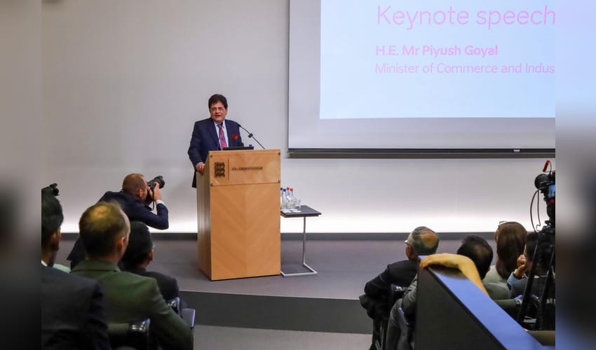 Tallinn: Piyush Goyal Addresses India-Estonia Business Forum