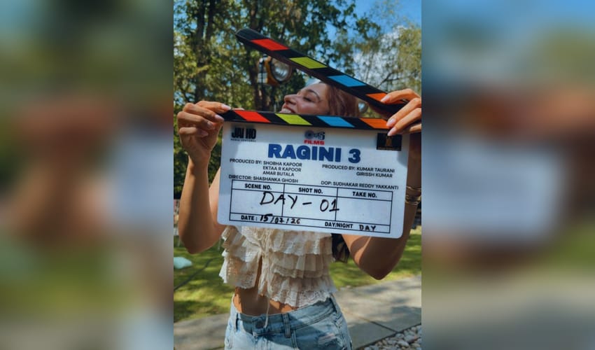 Tamannaah Bhatia kickstarts shooting for Ragini 3 in London, shares pic with clapboard