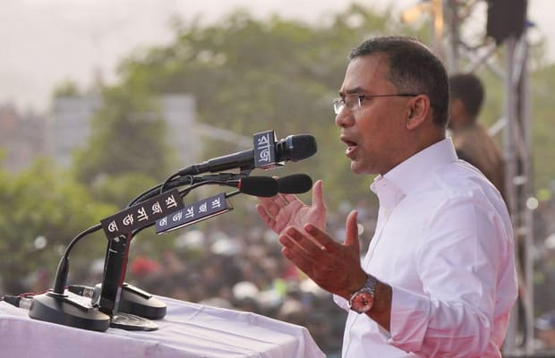 Tarique Rahman Returns to Dhaka, Receives Warm Welcome
