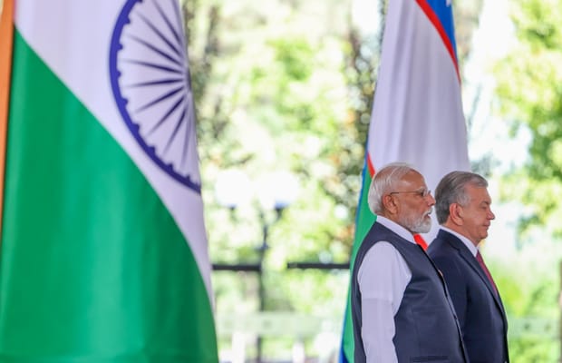 Tashkent: PM Modi Receives Ceremonial Welcome in Uzbekistan