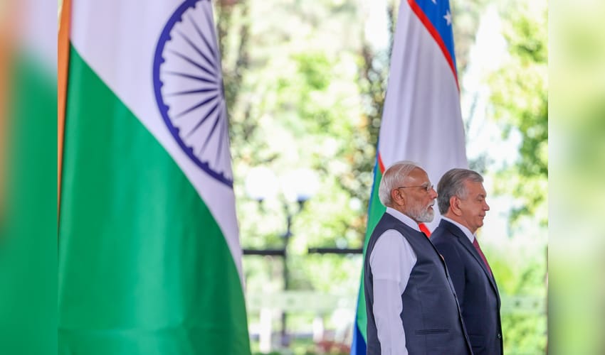 Tashkent: PM Modi Receives Ceremonial Welcome in Uzbekistan