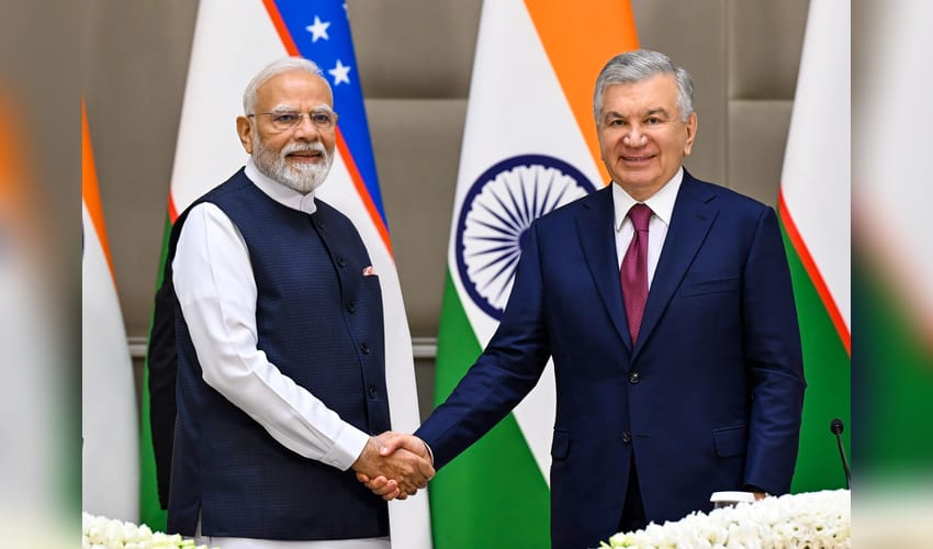 Tashkent: PM Modi-Uzbek Prez Mirziyoyev Joint Press Statement