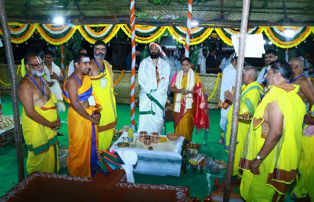 Telangana conducts ‘Varuna Yagam’ to pray for abundant rainfall