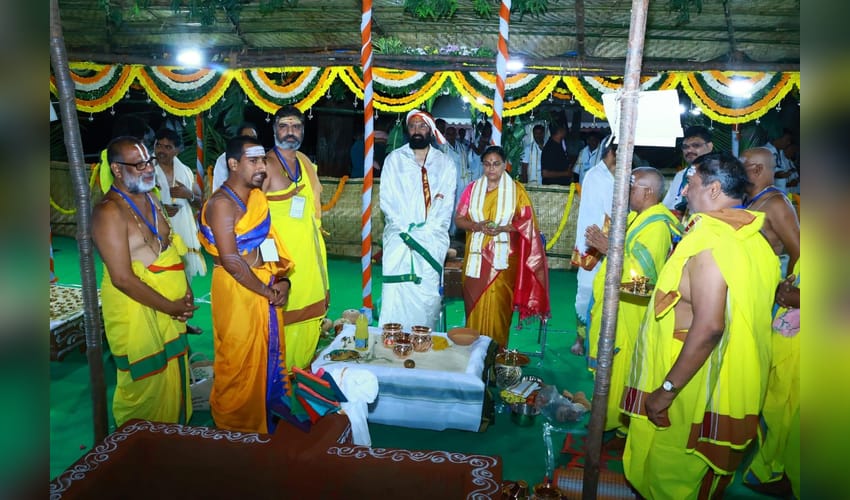 Telangana conducts ‘Varuna Yagam’ to pray for abundant rainfall