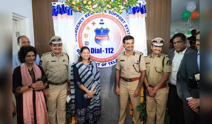 Telangana Police launches AI-enabled emergency response support system (Photo: IANS)