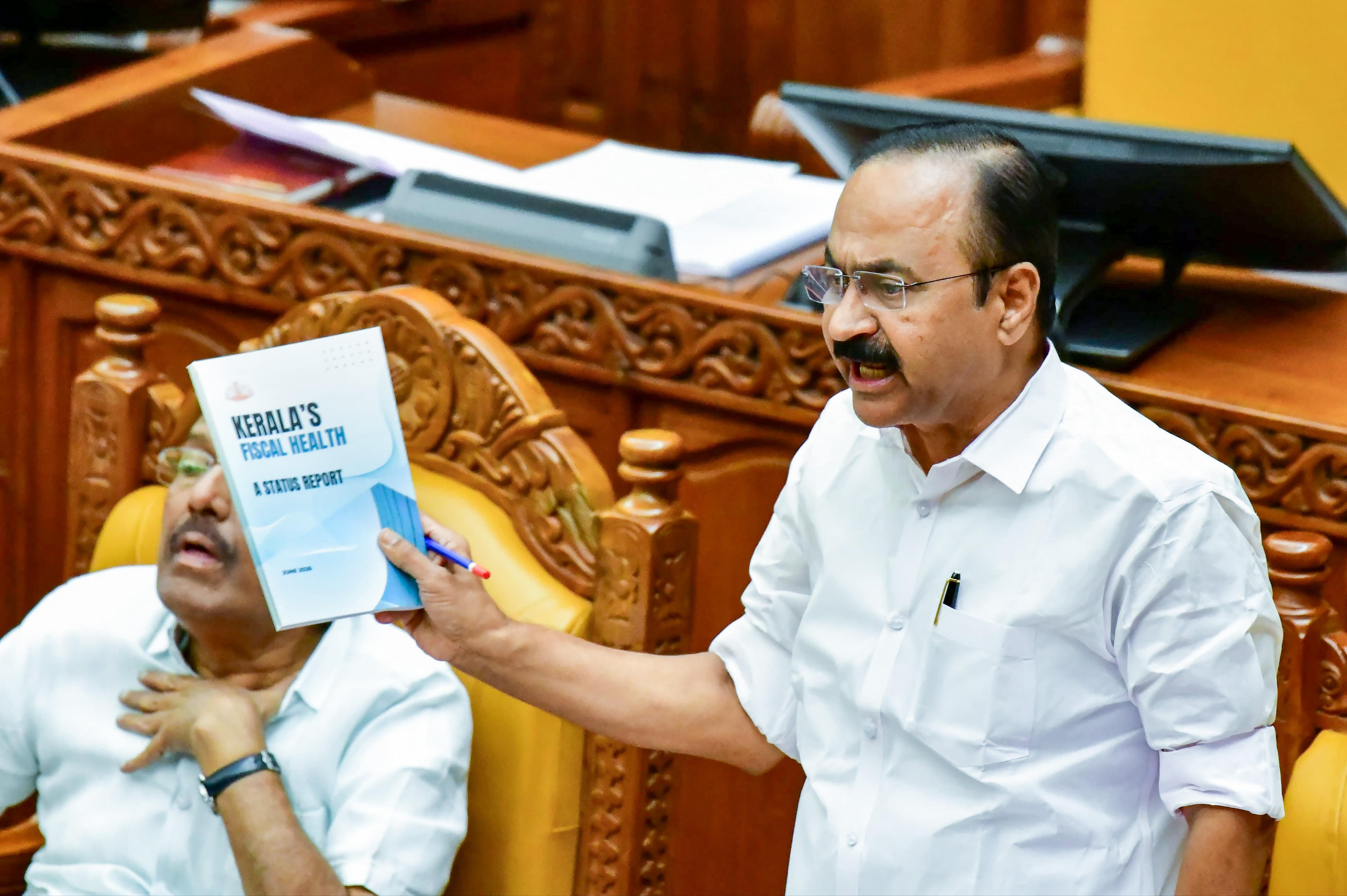 Thiruvananthapuram: CM V.D. Satheesan presents Kerala's Fiscal Health Status Report