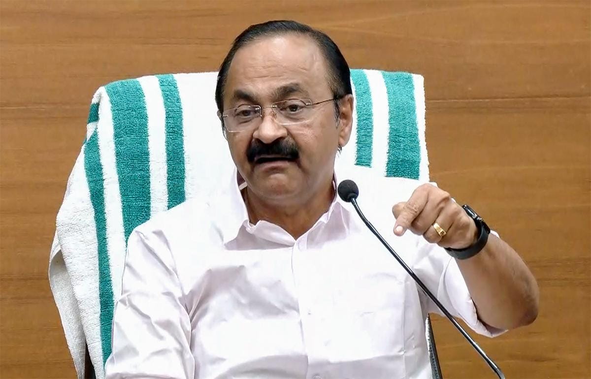 Thiruvananthapuram: Kerala CM V.D. Satheesan addresses press conference