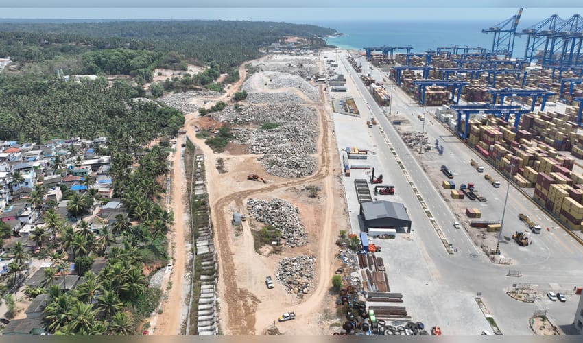 Thiruvananthapuram: Newly inaugurated Vizhinjam International Deepwater Multipurpose Seaport