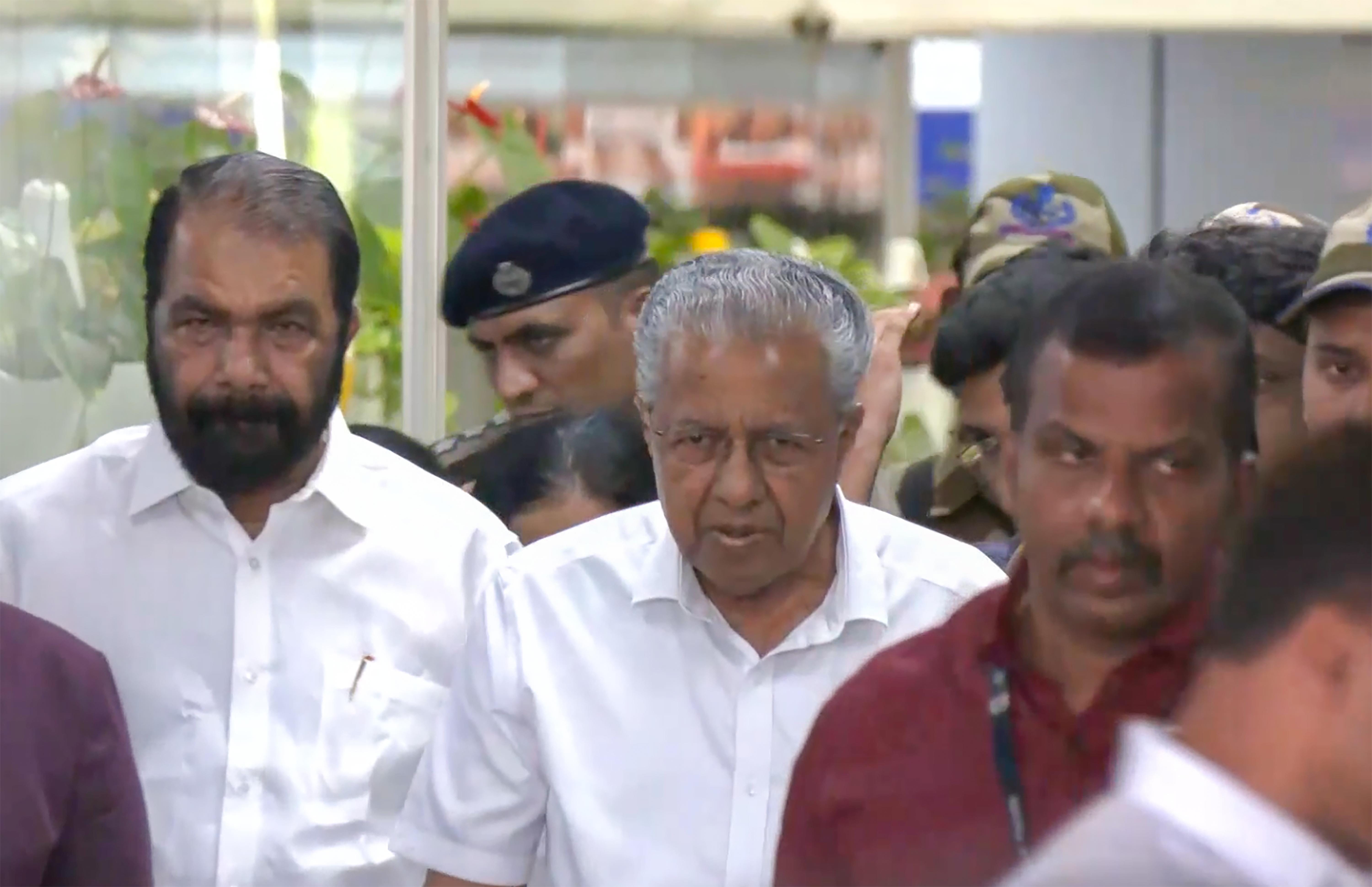 Thiruvananthapuram: Pinarayi Vijayan arrives at airport