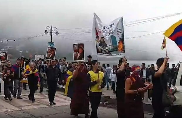 Tibetan youth rally in Gangtok protests China's 'Ethnic Unity Law'