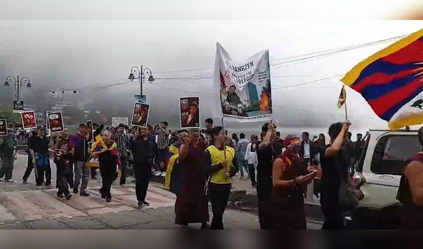 Tibetan youth rally in Gangtok protests China's 'Ethnic Unity Law'