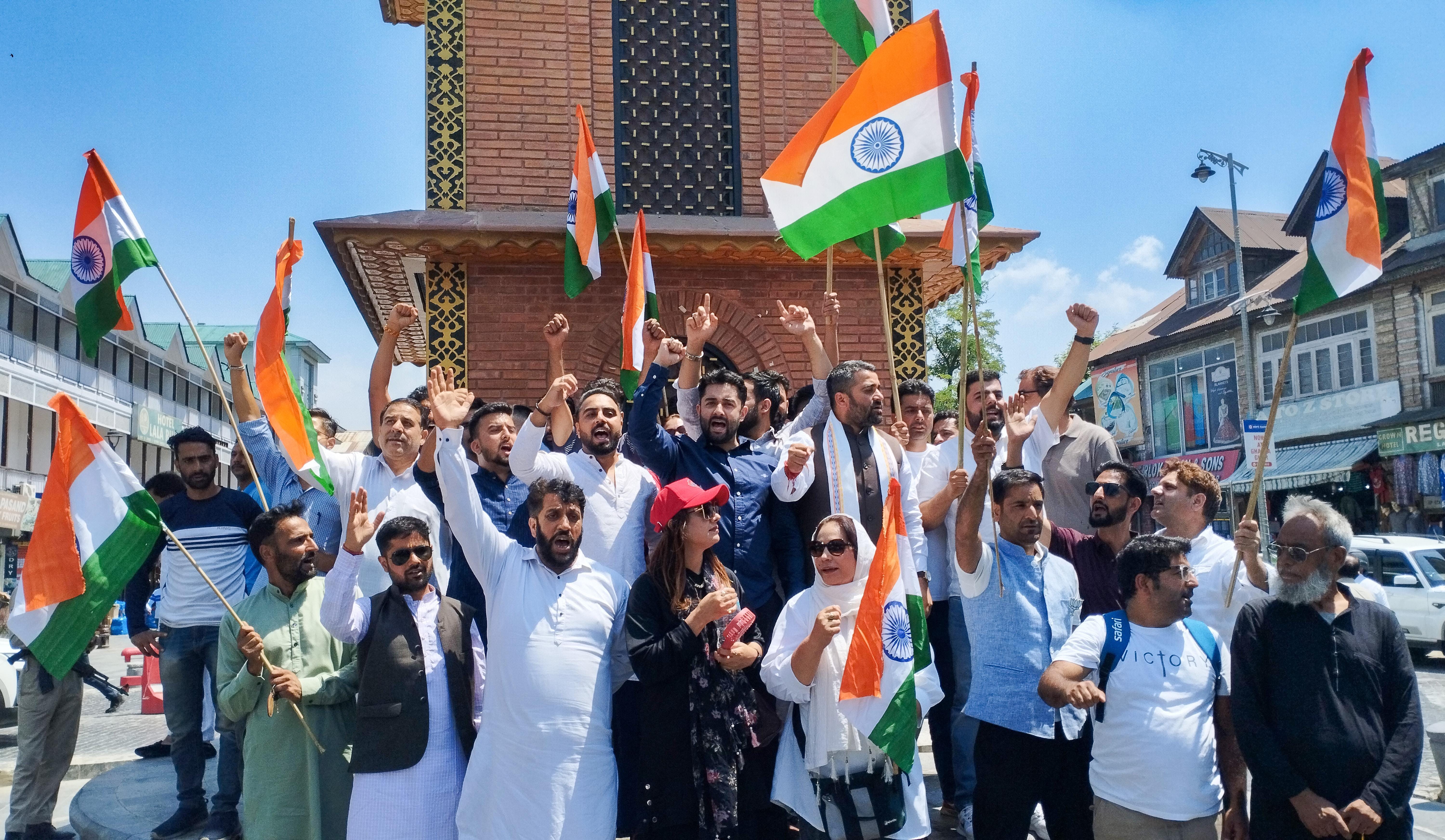 Tiranga Rally in Srinagar