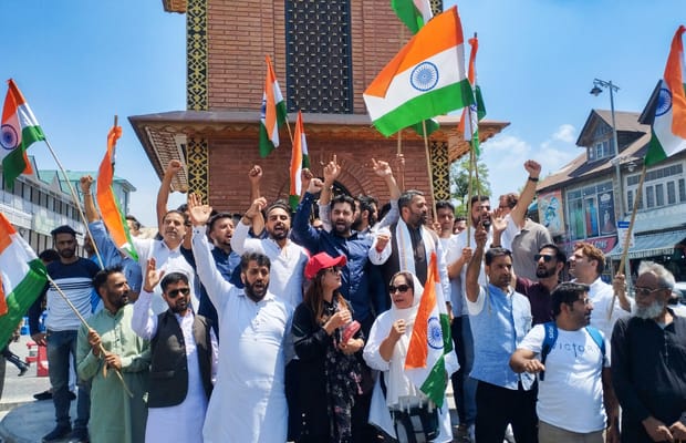 Tiranga Rally in Srinagar