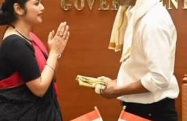 TMC rebel MP Saayoni Ghosh meets Tamil Nadu Chief Minister Vijay