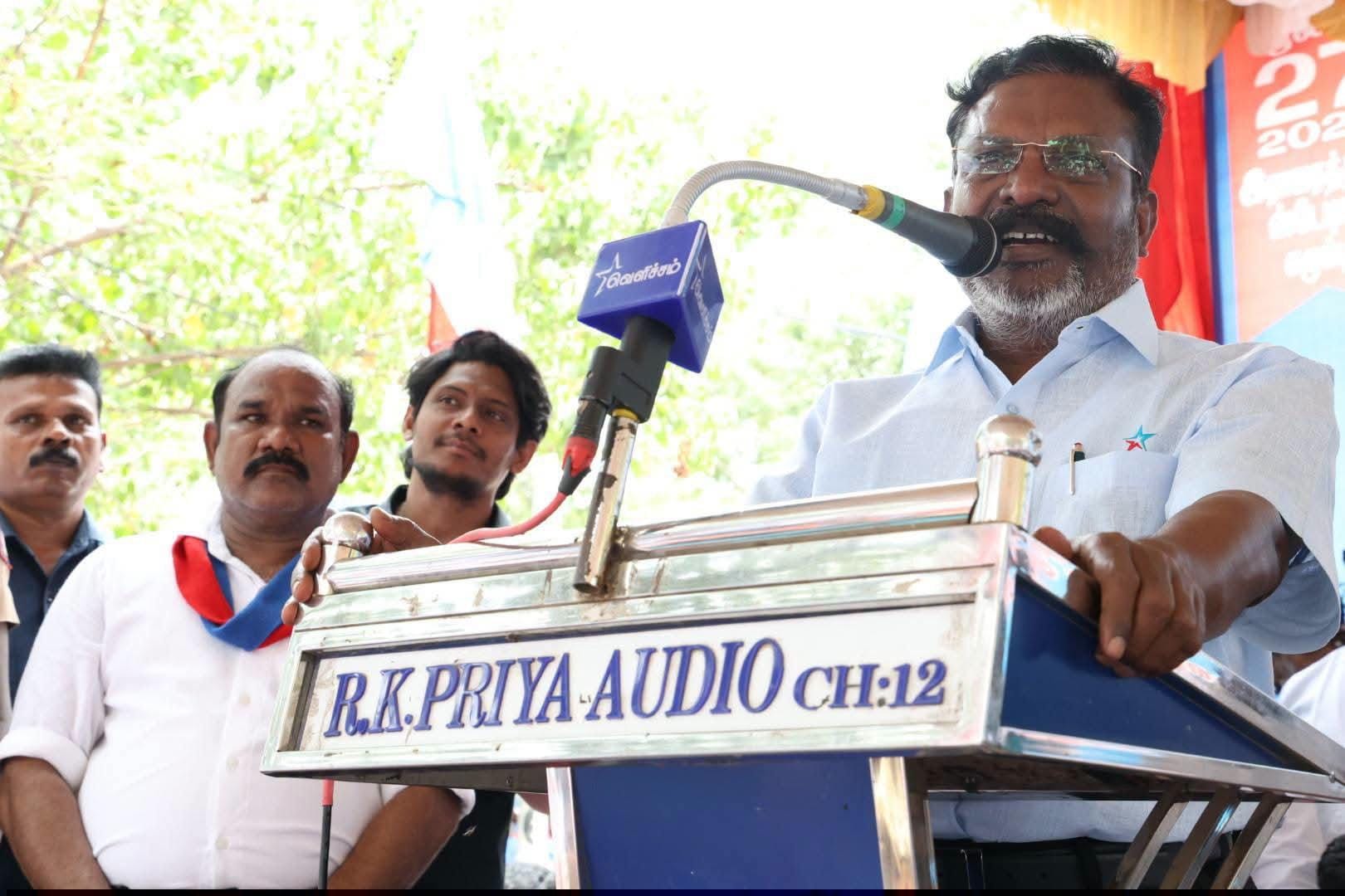 TN: VCK demands all parties meet over Cauvery water crisis (Photo: @thirumaofficial/X)