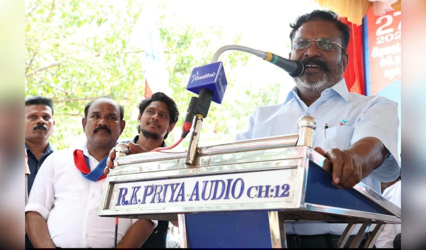 TN: VCK demands all parties meet over Cauvery water crisis (Photo: @thirumaofficial/X)