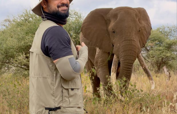 Tovino Thomas witnesses lion rescue operation live in Kenya; showers praise on wildlife authorities! (Photo: Tovino Thomas/Instagram)