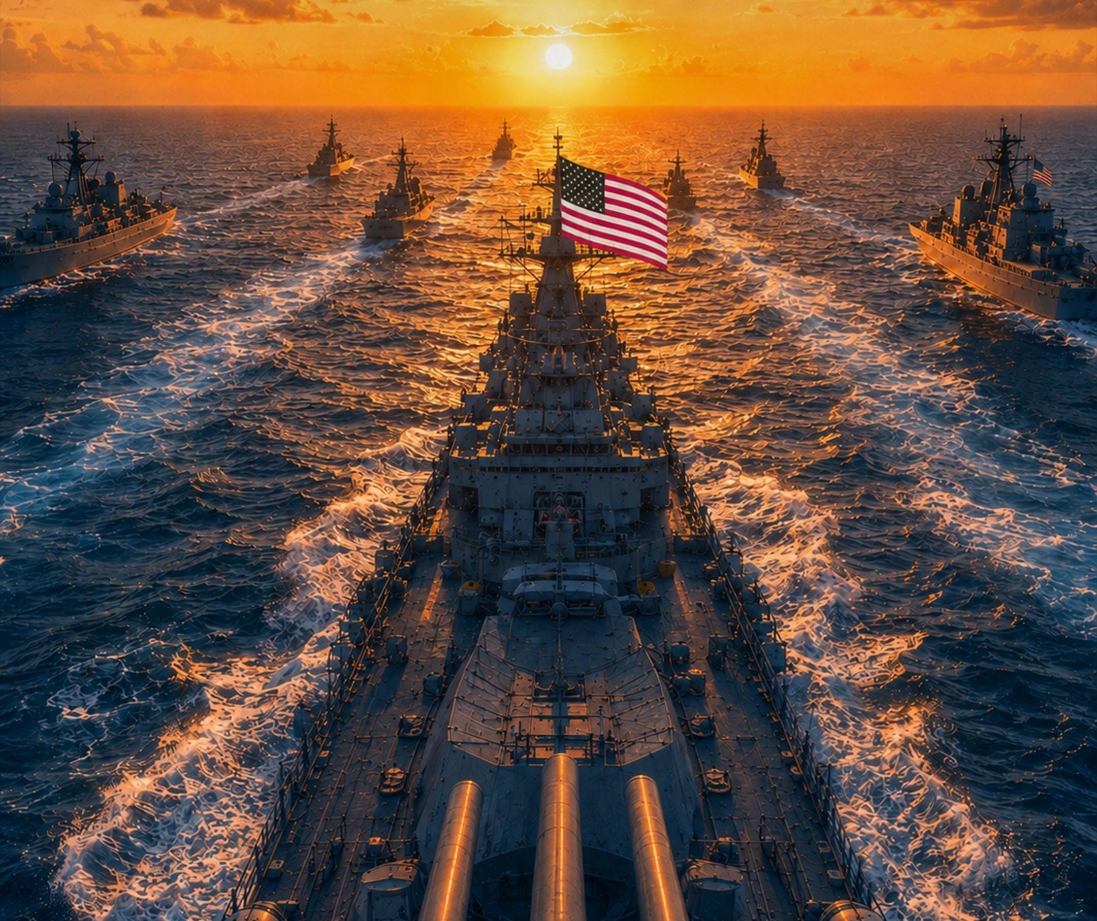 Trump opens US Navy shipbuilding to allies