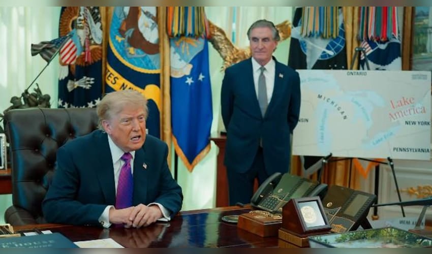 Trump renames Lake Ontario 'Lake America'