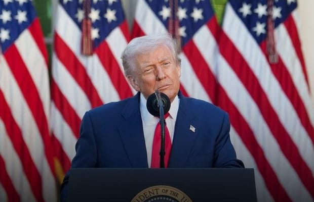 Trump says future maritime damages will be paid by US-controlled Iranian assets