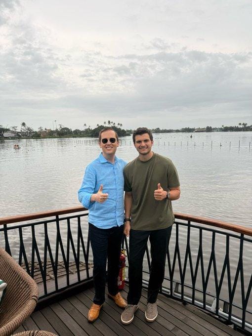 Trump’s son-in-law takes a rainy ride on a houseboat in Alappuzha