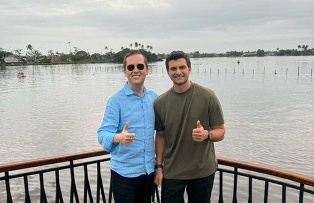 Trump’s son-in-law takes a rainy ride on a houseboat in Alappuzha