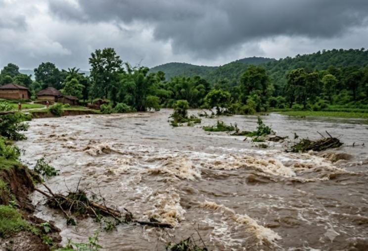 Two dead, woman missing as swollen river sweeps away three in Jharkhand's Saranda