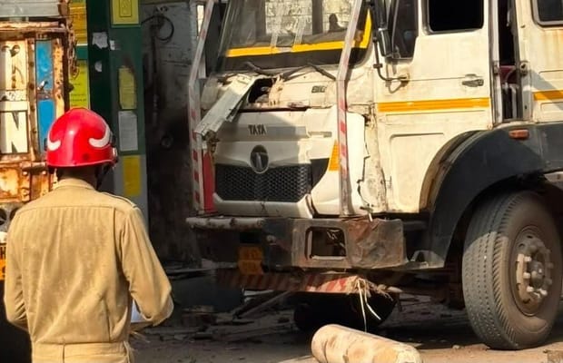 Two killed as CNG cylinder in truck explodes at fuel station in Delhi