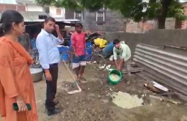UP Food Department destroys contaminated rasgullas in Ghaziabad, Noida ahead of festivals