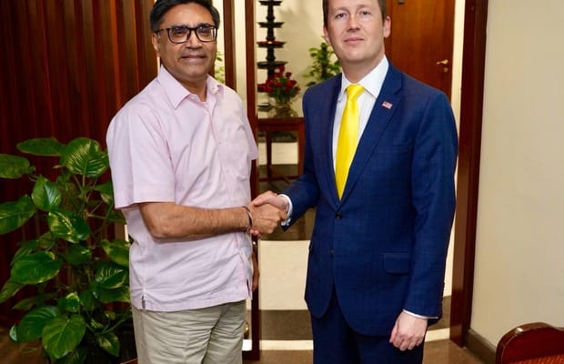 US Ambassador Gor meets FS Misri in New Delhi
