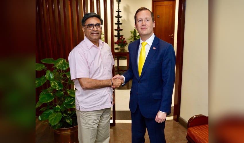 US Ambassador Gor meets FS Misri in New Delhi