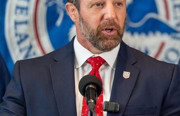 US threatens election funds over security