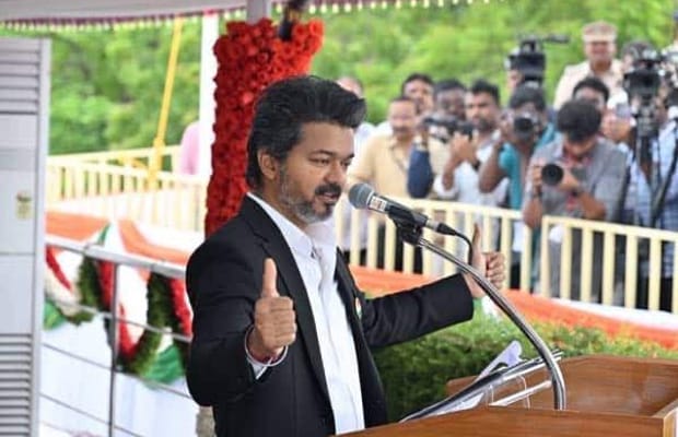 Vijay vows to defend TN's rights, ensure corruption-free governance