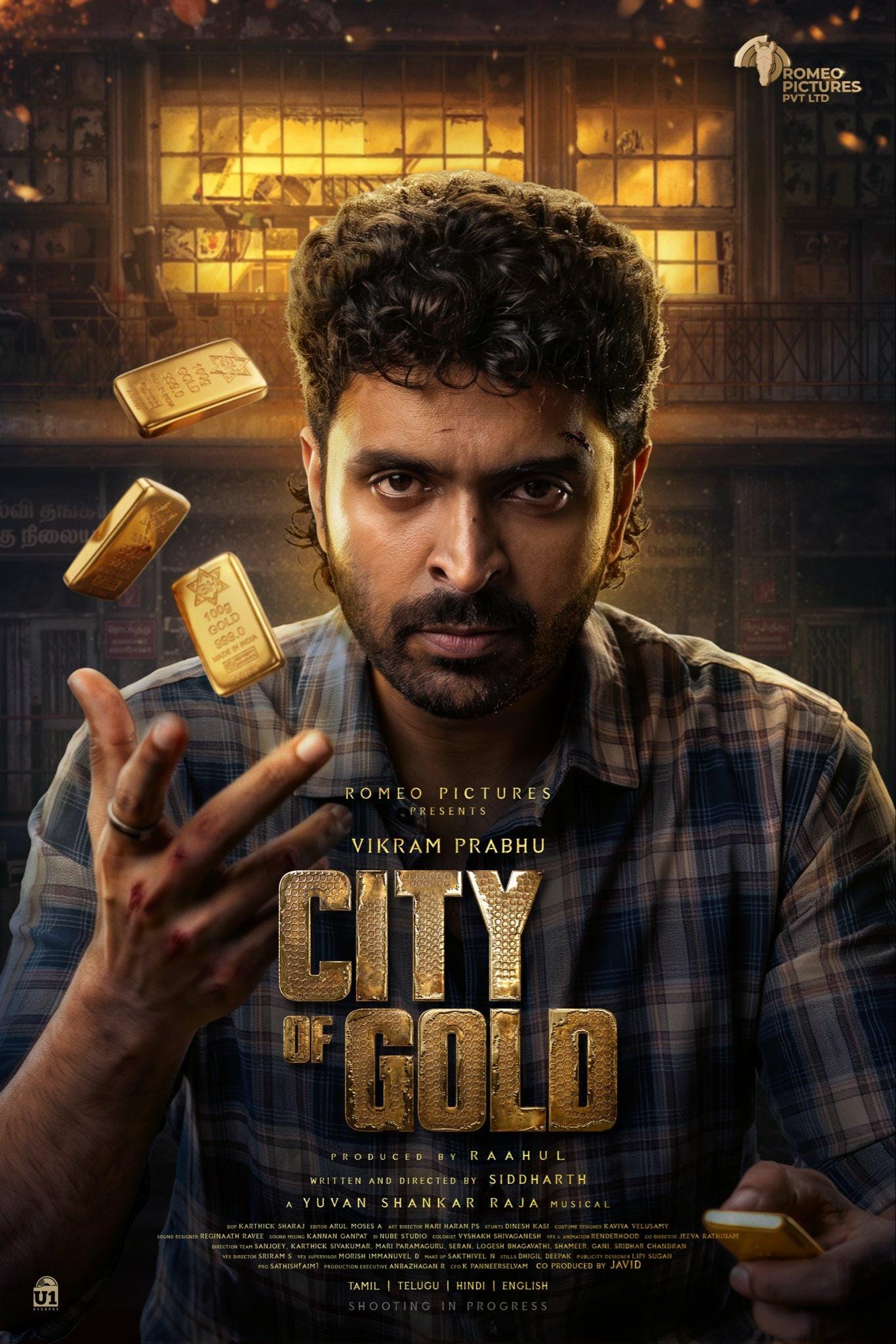 Vikram Prabhu's 'City of Gold' glimpse: The grim story behind every gram of gold! (Photo: Raahul/X)