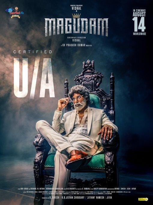 Vishal's 'Magudam' cleared for release with 'U/A' certificate (Photo: Vishal/X)