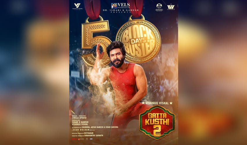 Vishnu Vishal pens note of gratitude as 'Gatta Kusthi 2' completes 50 days! (Photo: Vishnu Vishal/X)