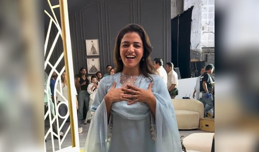 Wamiqa Gabbi meets childhood favourite Madhuri Dixit, calls it a ‘magical moment’