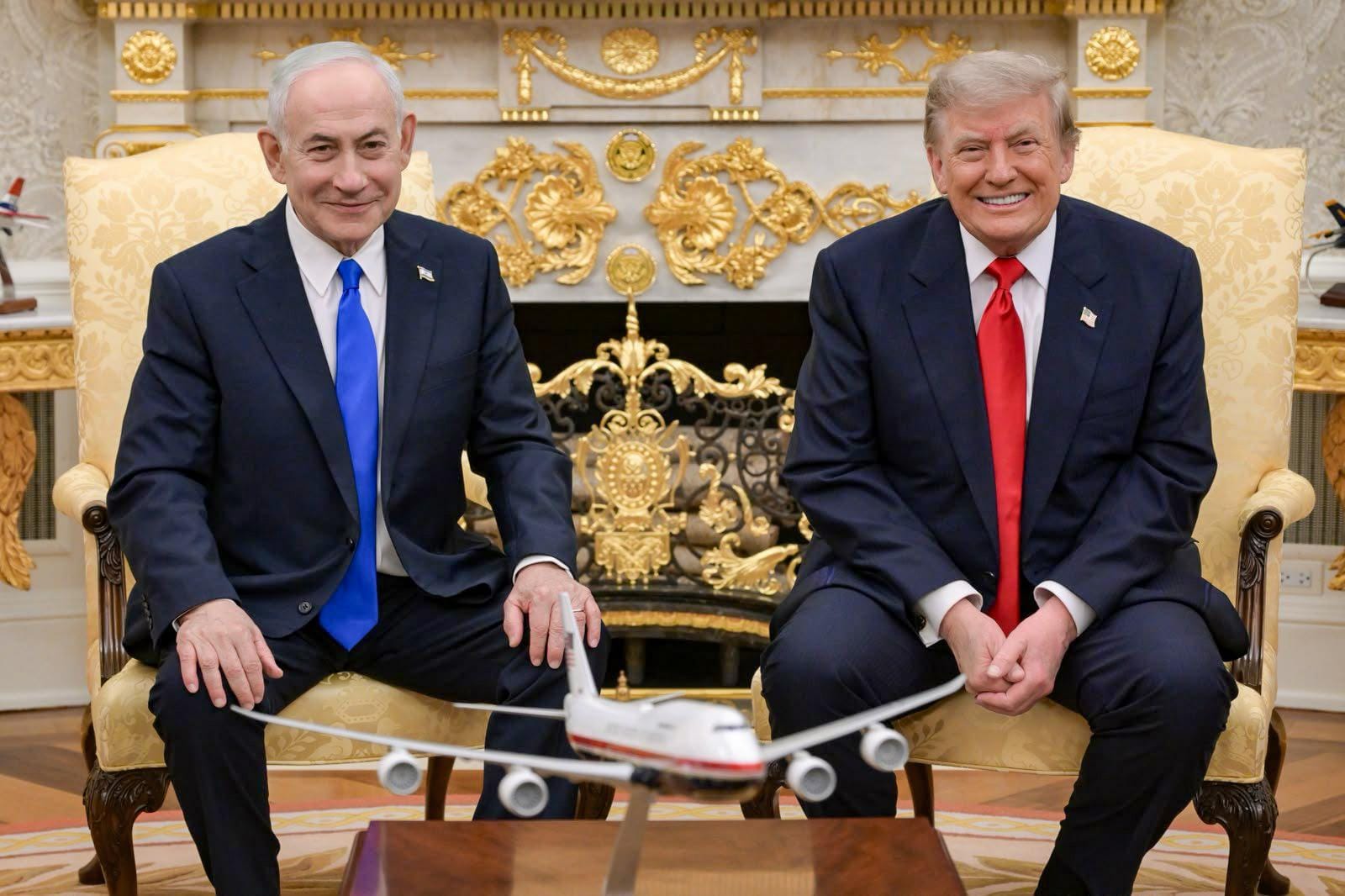 Washington: Benjamin Netanyahu Donald Meets Trump At White House