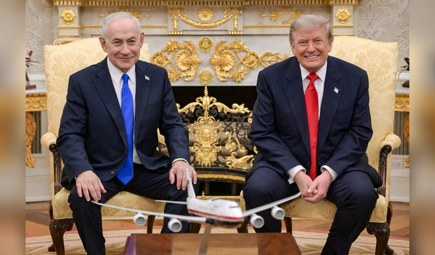 Washington: Benjamin Netanyahu Donald Meets Trump At White House