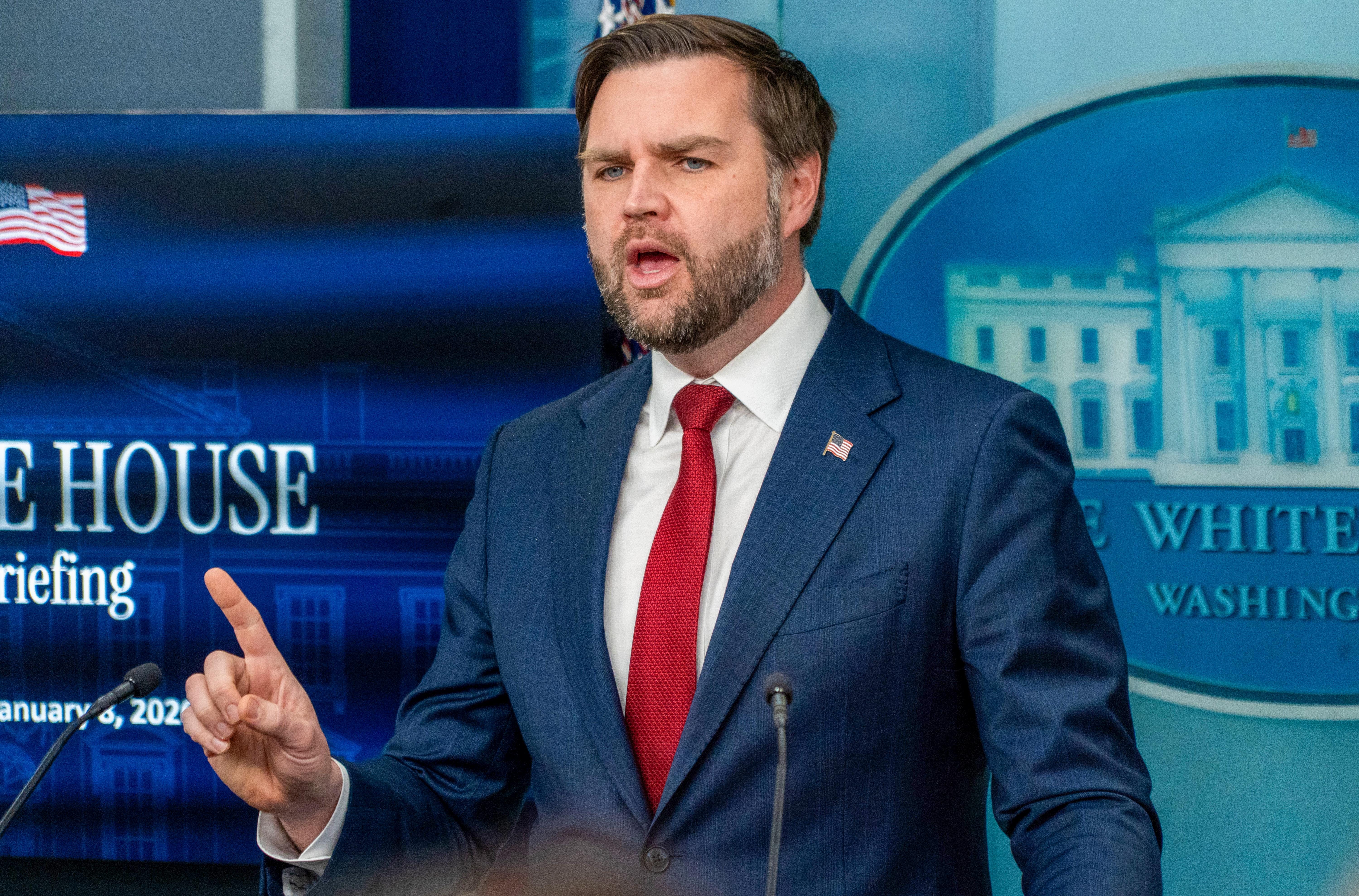 Washington, D.C.: JD Vance's Press Briefing 