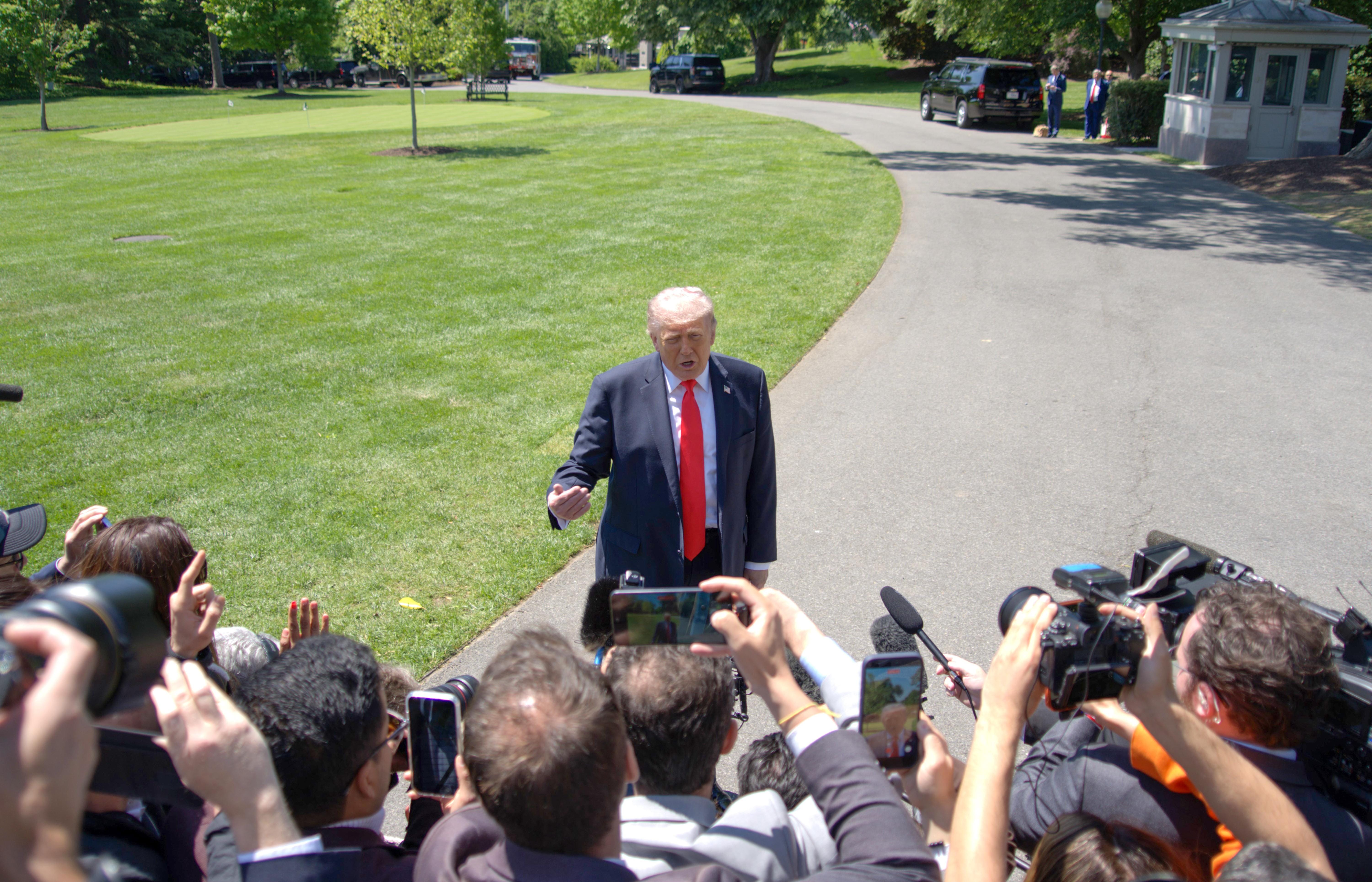 Washington, D.C.: White House-Trump-Iran