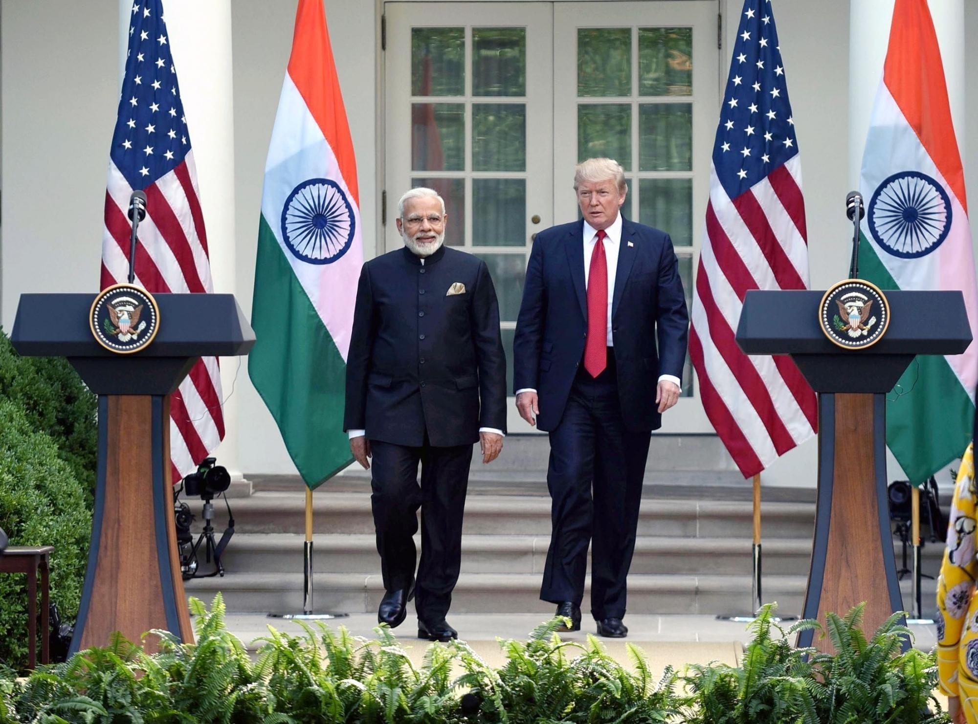 Washington DC, Modi, meets US President, Donald Trump, White House, modiTrump, PM Modi, Joint Press Statement, USA