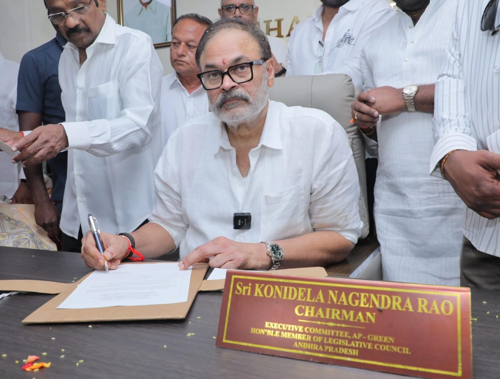 Will work to increase Andhra Pradesh’s green cover to 50 pc, says Naga Babu